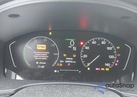 2025 Honda Civic Hybrid Sport из США, поврежденный, VIN 19XFL4H86SE012425